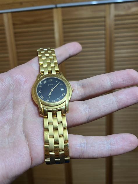 gucci gold watch 5400m|Gucci 5400 Series Watch .